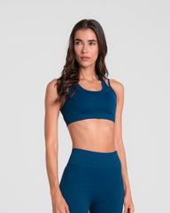 Top Sin Mangas Mujer Seamless Dash Sportfitness Índigo