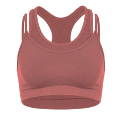 Top Sin Mangas Mujer Seamless Dash Sportfitness Rosado
