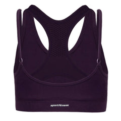 Top Sin Mangas Mujer Seamless Dash Sportfitness Uva