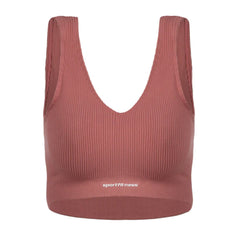 Top Sin Mangas Mujer Seamless Motion Sportfitness Rosado