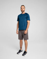 Camiseta M/C Hombre Apex Sportfitness Azul