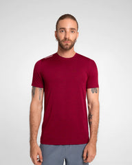 Camiseta M/C Hombre Rout SportFitness Vino