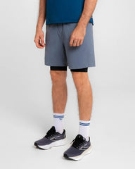 Pantoloneta de Running Hombre Motion Sportfitness Gris