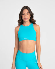 Top Sin Mangas Mujer Cheer Sportfitness Azul