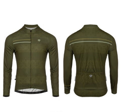 Jersey Ciclismo M/L Hombre GW Half and Half Oliva