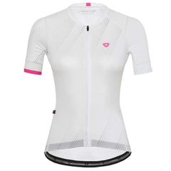 Jersey Ciclismo M/C Mujer GW Sides Blanco