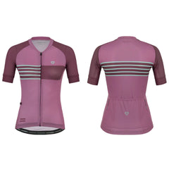 Jersey Ciclismo M/C Mujer GW Stripes Rosa