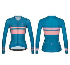Jersey Ciclismo M/L Mujer GW 2 And 1 Azul