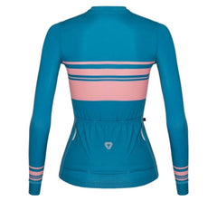 Jersey Ciclismo M/L Mujer GW 2 And 1 Azul