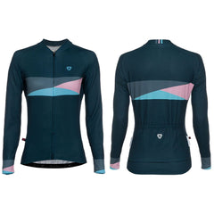 Jersey Ciclismo M/C Mujer GW Crosswalk Azul