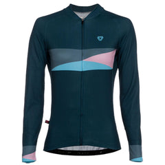 Jersey Ciclismo M/C Mujer GW Crosswalk Azul