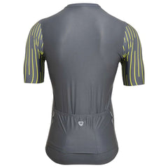 Jersey Ciclismo M/C Hombre GW Mistura Gris Amarillo