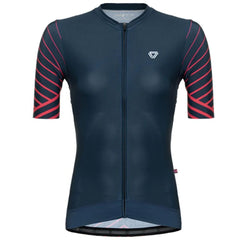 Jersey Ciclismo M/C Mujer GW Pro Entrance Azul Rojo