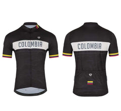Jersey Ciclismo M/C Hombre GW Colombia Escaladores Negro