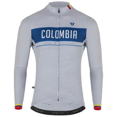 Jersey Ciclismo M/L Hombre GW Colombia Escaladores Gris