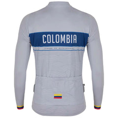 Jersey Ciclismo M/L Hombre GW Colombia Escaladores Gris