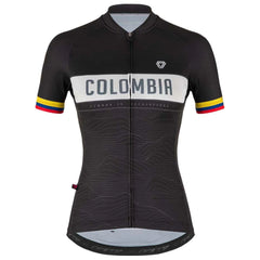 Jersey Ciclismo M/C Mujer GW Colombia Escaladores Negro
