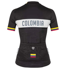 Jersey Ciclismo M/C Mujer GW Colombia Escaladores Negro