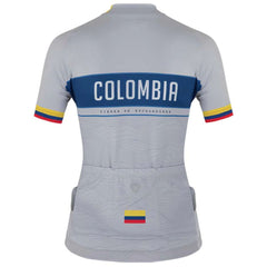 Jersey Ciclismo M/C Mujer GW Colombia Escaladores Gris