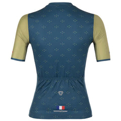 Jersey Ciclismo M/C Mujer GW Liberte Alpes Azul