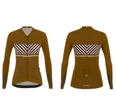 Jersey Ciclismo M/L Mujer GW Liberte Elegance Mostaza