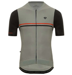 Jersey Ciclismo M/C Hombre GW Gris Cereza