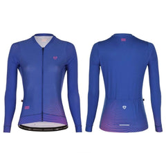 Jersey Ciclismo M/L Mujer GW Deer Azul