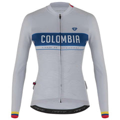Jersey Ciclismo M/L Mujer GW Colombia Escalador Gris