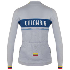 Jersey Ciclismo M/L Mujer GW Colombia Escalador Gris