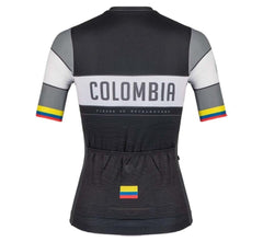Jersey Ciclismo M/C Mujer GW Colombia Negro Gris