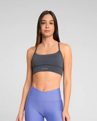 Top Sin Mangas Mujer Moon Sportfitness Gris