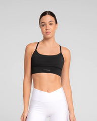 Top Sin Mangas Mujer Moon Sportfitness Negro