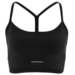Top Sin Mangas Mujer Moon Sportfitness Negro