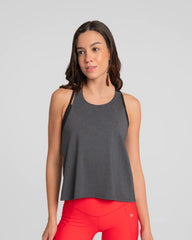 Camiseta Manga Sisa Mujer Limit Sportfitness Negro