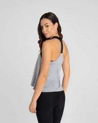 Camiseta Manga Sisa Mujer Limit Sportfitness Gris