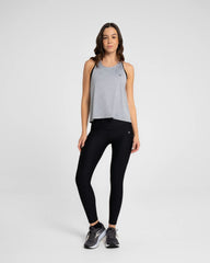 Camiseta Manga Sisa Mujer Limit Sportfitness Gris