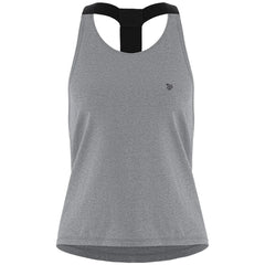 Camiseta Manga Sisa Mujer Limit Sportfitness Gris