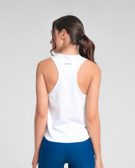 Camiseta Manga Sisa Mujer Hill Sportfitness Blanco