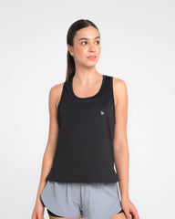 Camiseta Manga Sisa Mujer Hill Sportfitness Negro