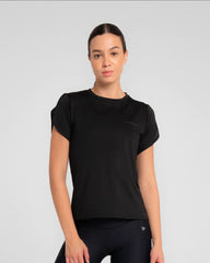 Camiseta Manga Corta Mujer Ally Sportfitness Negro
