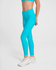 Pantalón de Licra Mujer Vibrant Sportfitness Azul