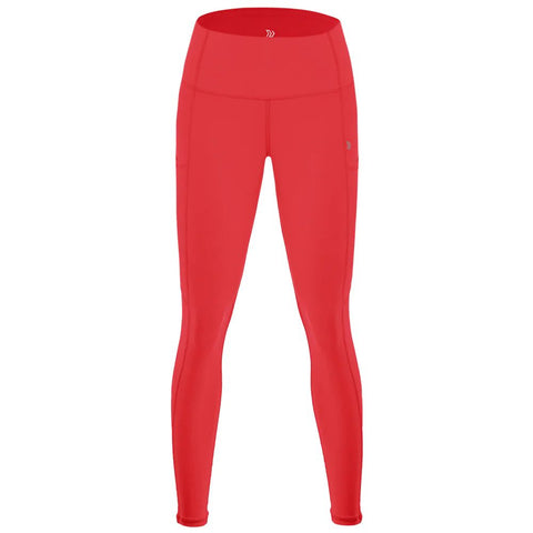 Pantalón de Licra Mujer Vibrant Sportfitness Rojo