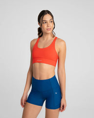 Short Corto Mujer Vibrant Sportfitness Azul Oscuro