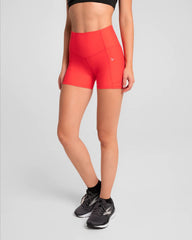 Short Corto Mujer Vibrant Sportfitness Rojo