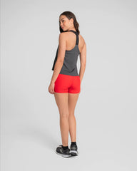 Short Corto Mujer Vibrant Sportfitness Rojo