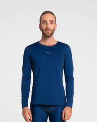 Camiseta Manga Larga Hombre Summit Sportfitness Navy