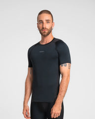Camiseta M/C Hombre Summit SportFitness Negro