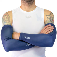 Mangas de Ciclismo Safetti Essenziales Trascendenza Azules