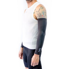 Mangas de Ciclismo Safetti Essenziales Trascendenza Negras