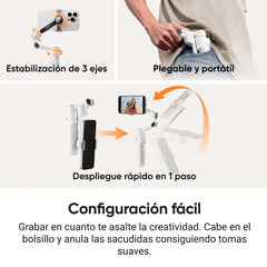 Soporte Insta360 Flow 2 Pro Stone Gray